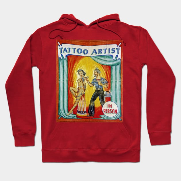 tattoo artist Hoodie by The Curious Cabinet